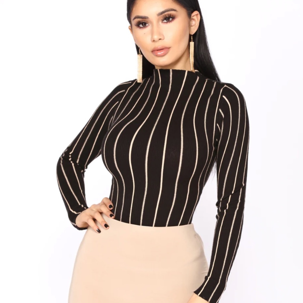 Fashion Nova Striped Top